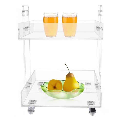 Clear acrylic serving cart - serving, for