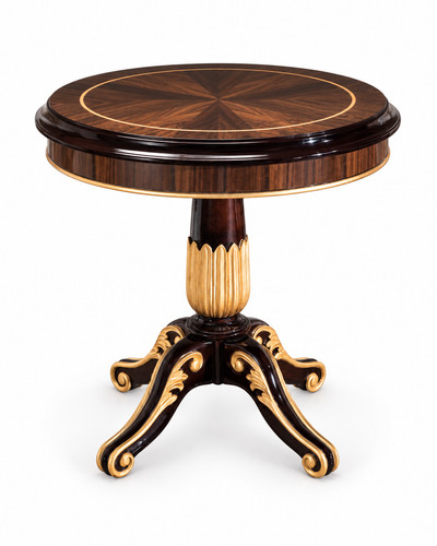 Luxury round pedestal end - round,